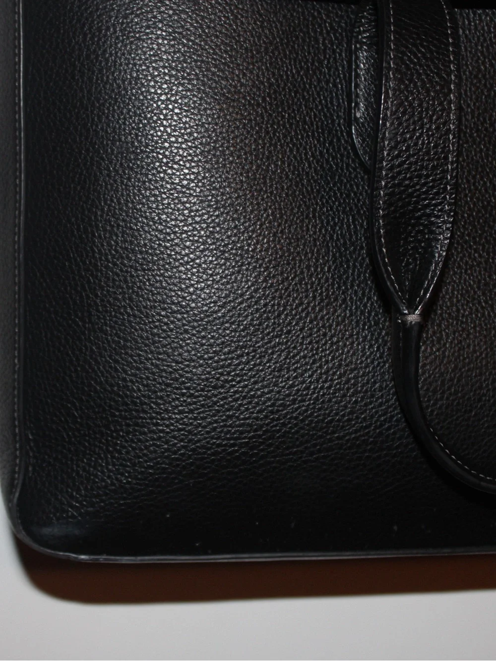 Coach Sullivan Portfolio Brief C9875 Black Pebbled Leather Messenger Laptop Bag